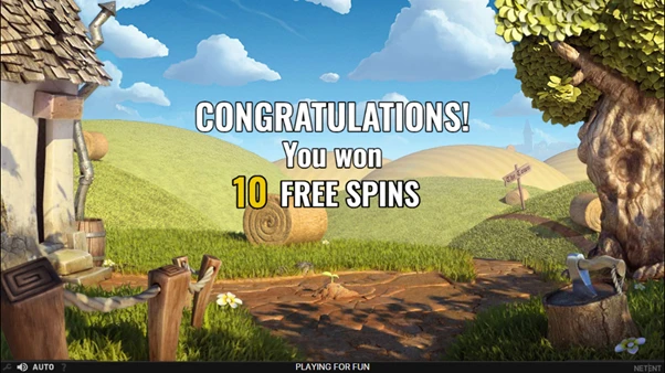 jack and the beanstalk free spins unlocked